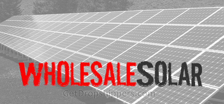 Solar Power Products Wholesale